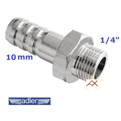 Spojka hadica - zariadenie 10mm vonkajší závit 1/4" ADLER