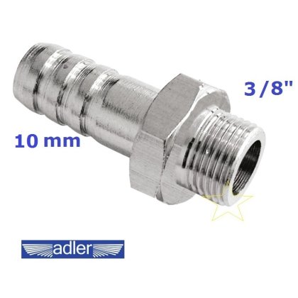 Spojka hadica - zariadenie 10mm vonkajší závit 3/8" ADLER