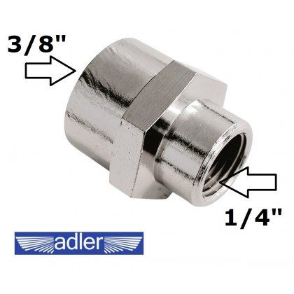 Redukcia závitov z 1/4" na 3/8"