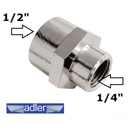 Redukcia závitov z 1/4" na 1/2"