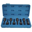 Nadstavce rázové 1/2" TORX  T30 - T80   8 ks