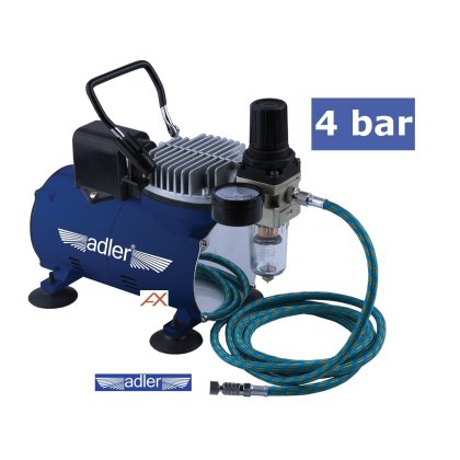 Kompresor bezolejový  4bar AIRBRUSH Mini ADLER