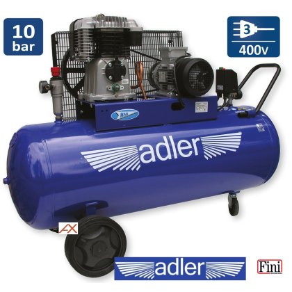 Kompresor olejový 2-valcový  200l, 10 bar, 3,0kW  ADLER