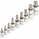 Nadstavce TORX typu T, TX, TP, E  1/4" 3/8" 1/2" - sada 60 ks