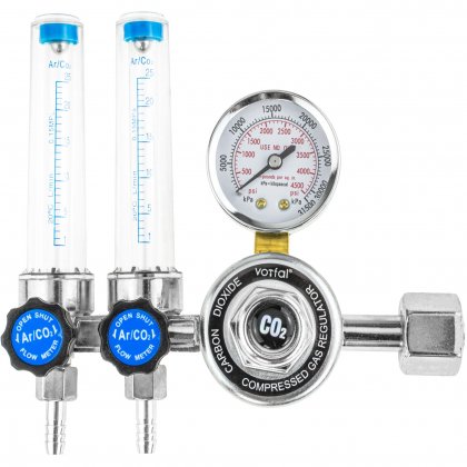 Regulátor CO2/Argón s rotametrom 2x