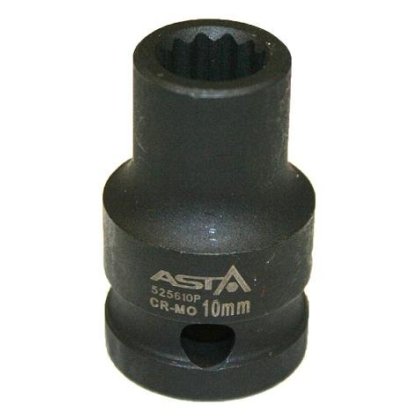 Nadstavec 1/2" 12-hranný rázový 10mm CrMo L38mm ASTA