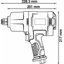 Pneumatický rázový uťahovák 3/4"  2300 Nm GIGA GIANT VIGOR