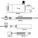 Hydraulický ťažný/tlačný valec do 22 ton - úderový  VIGOR / WALLMEK