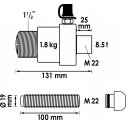 Hydraulický ťažný/tlačný valec do 8,5 ton  VIGOR / WALLMEK