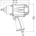 Pneumatický rázový uťahovák 1/2" 850 Nm HAZET 