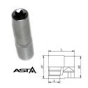 Nadstavec 3/8" TORX E7 CrV 63mm ASTA