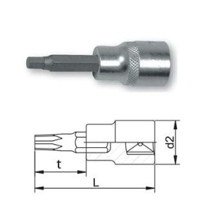 Nadstavec 1/4" HEX2 L37mm ASTA