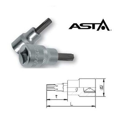 Nadstavec TORX T6 1/4" 37mm ASTA