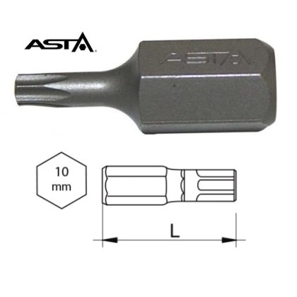 Bit 10mm TORX T55 L30mm S2 ASTA