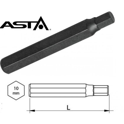 Bit 10mm HEX6 L75mm S2 ASTA