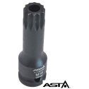 Nadstavec XZN M16 1/2" CrMo s otvorom TAMPER ASTA