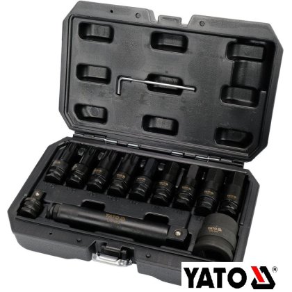 Nadstavce 3/4" TORX T70-100 / HEX 14-22 rázové CrMo  YATO