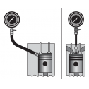Sada na meranie kompresie motorov benzín + diesel do 40 bar  YATO